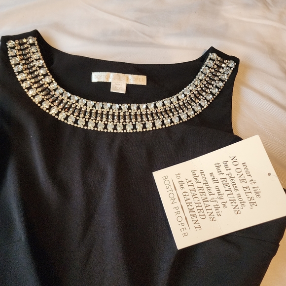 Boston Proper black dress. Size 8 - Picture 3 of 5